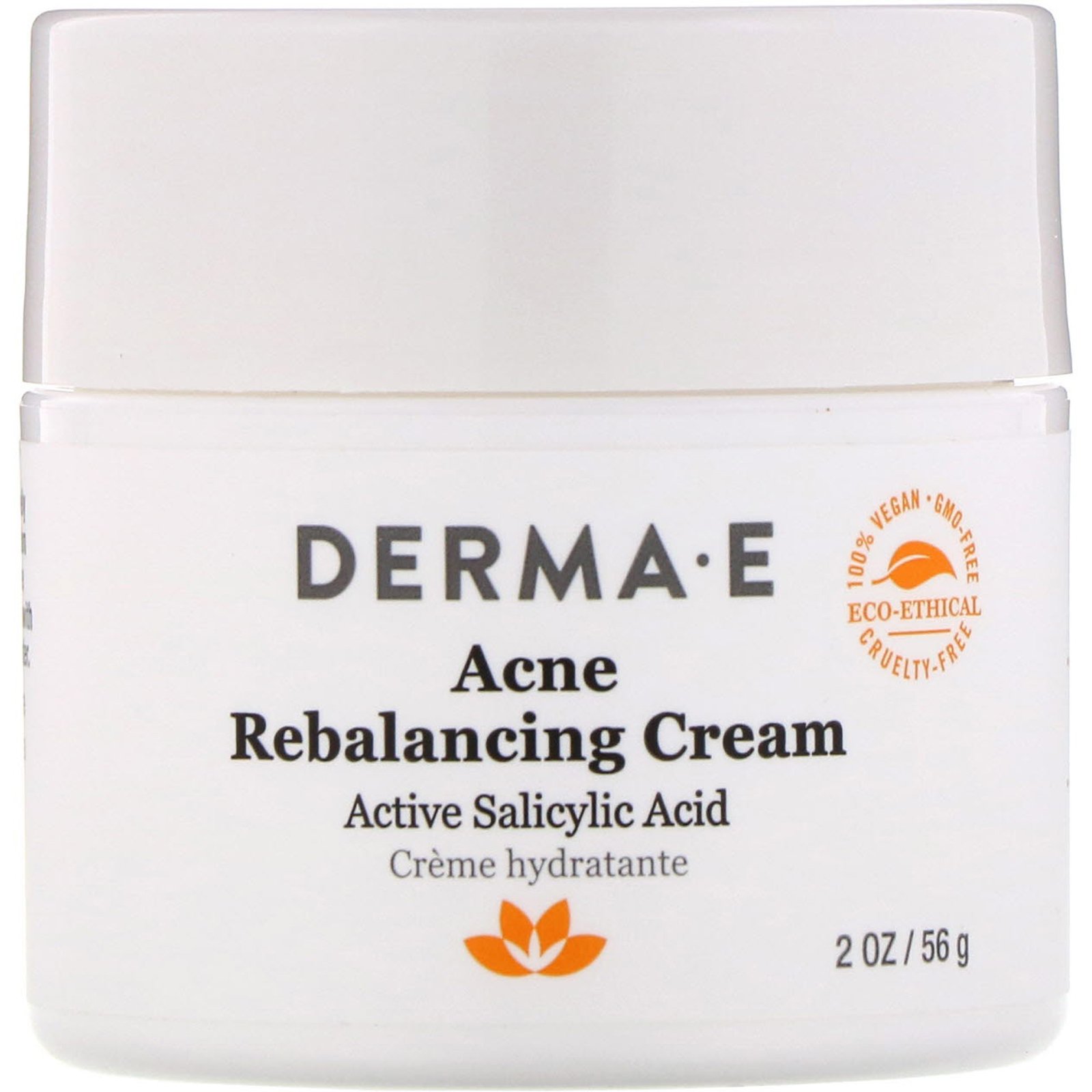 Derma E, Acne Rebalancing Cream, Active Salicylic Acid , 2 oz (56 g) - Imagem 4