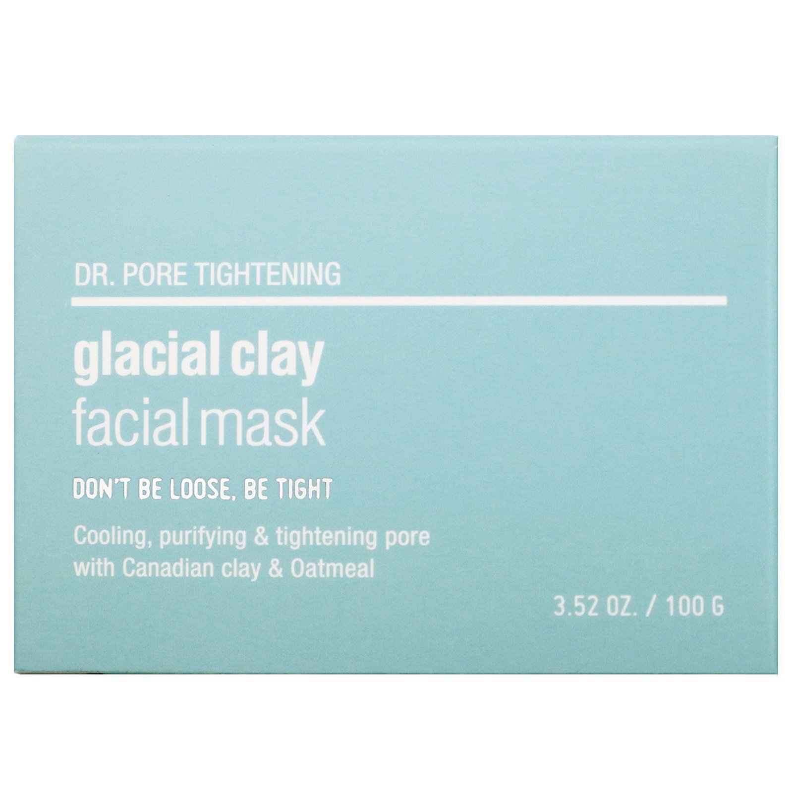 Skin&Lab, Dr. Pore Tightening, Máscara Facial de Argila Glacial, 3,52 oz (100 g) - Imagem 2