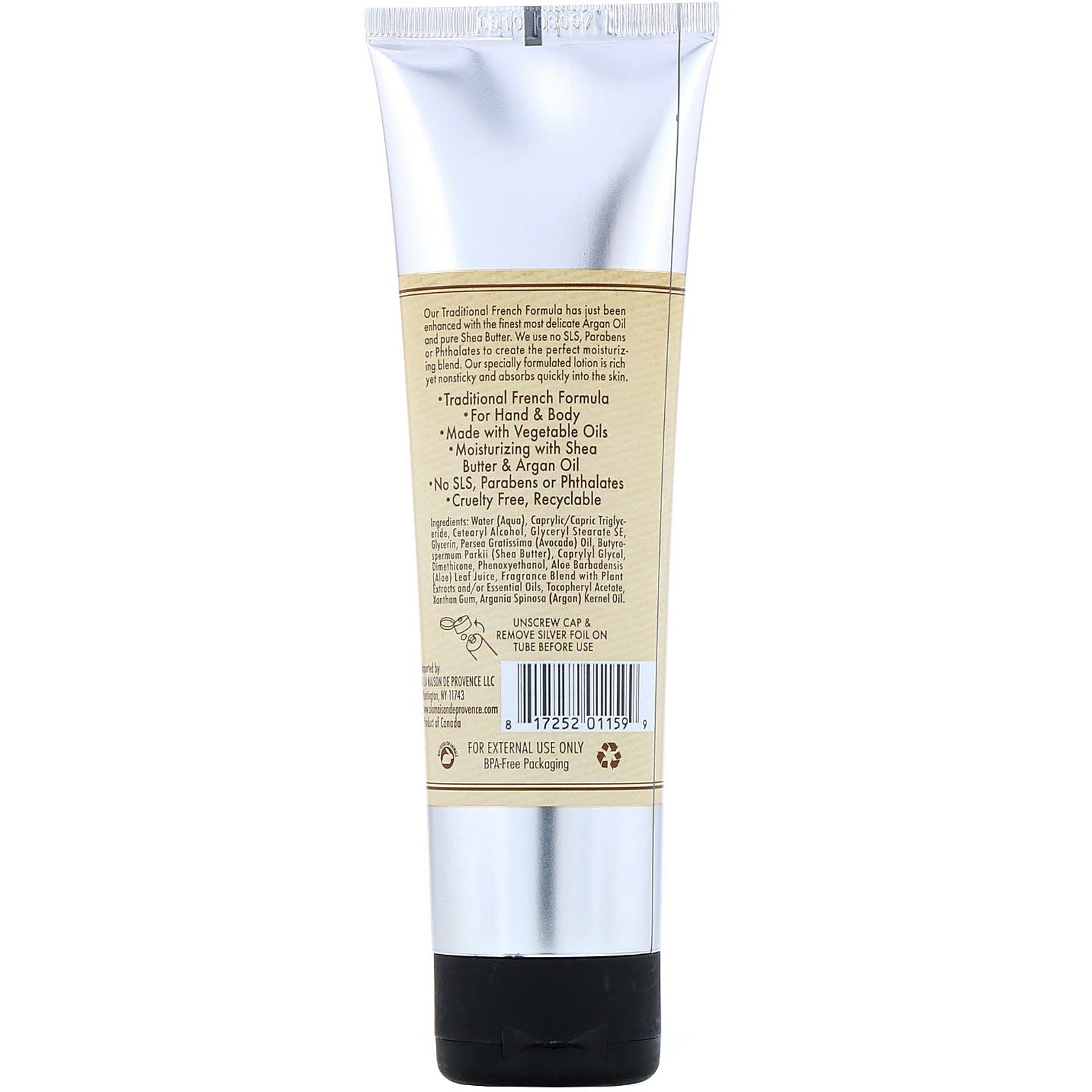 A La Maison de Provence, Loção para Mãos e Corpo, Madressilva, 5 fl oz (150 ml) - Imagem 2
