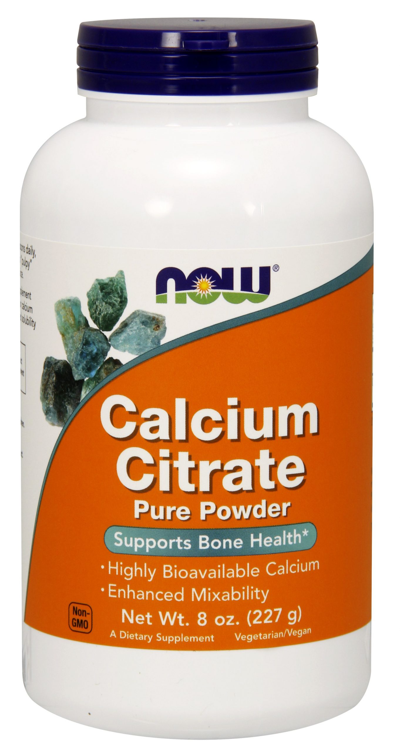 NOW Foods Calcium Citrate Pure Powder - 8 oz