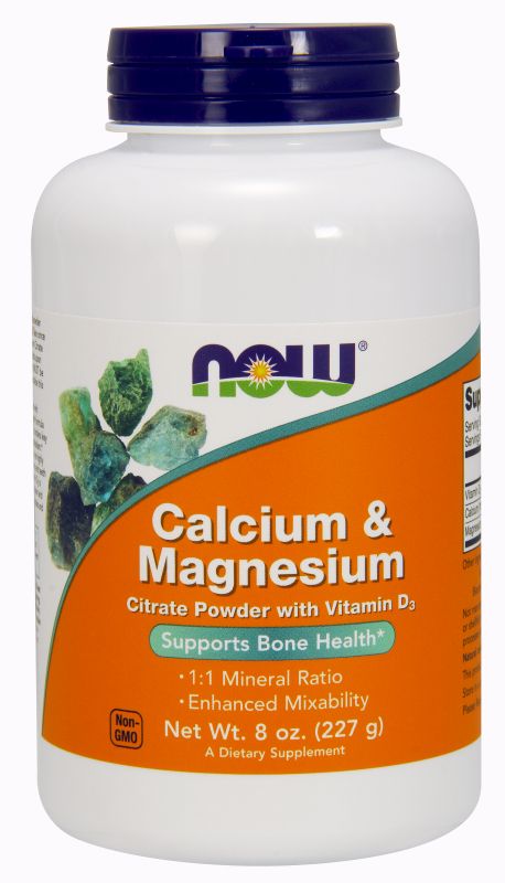 NOW Foods Calcium & Magnesium Powder - 8 oz.