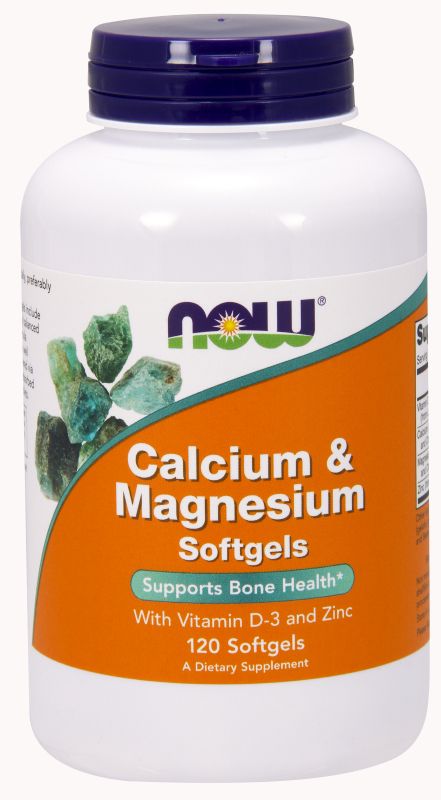 NOW Foods Calcium & Magnesium - 120 Softgels