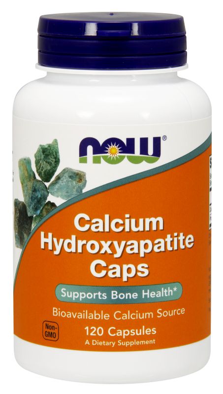 NOW Foods Calcium Hydroxyapatite - 120 Capsules - Imagem 2