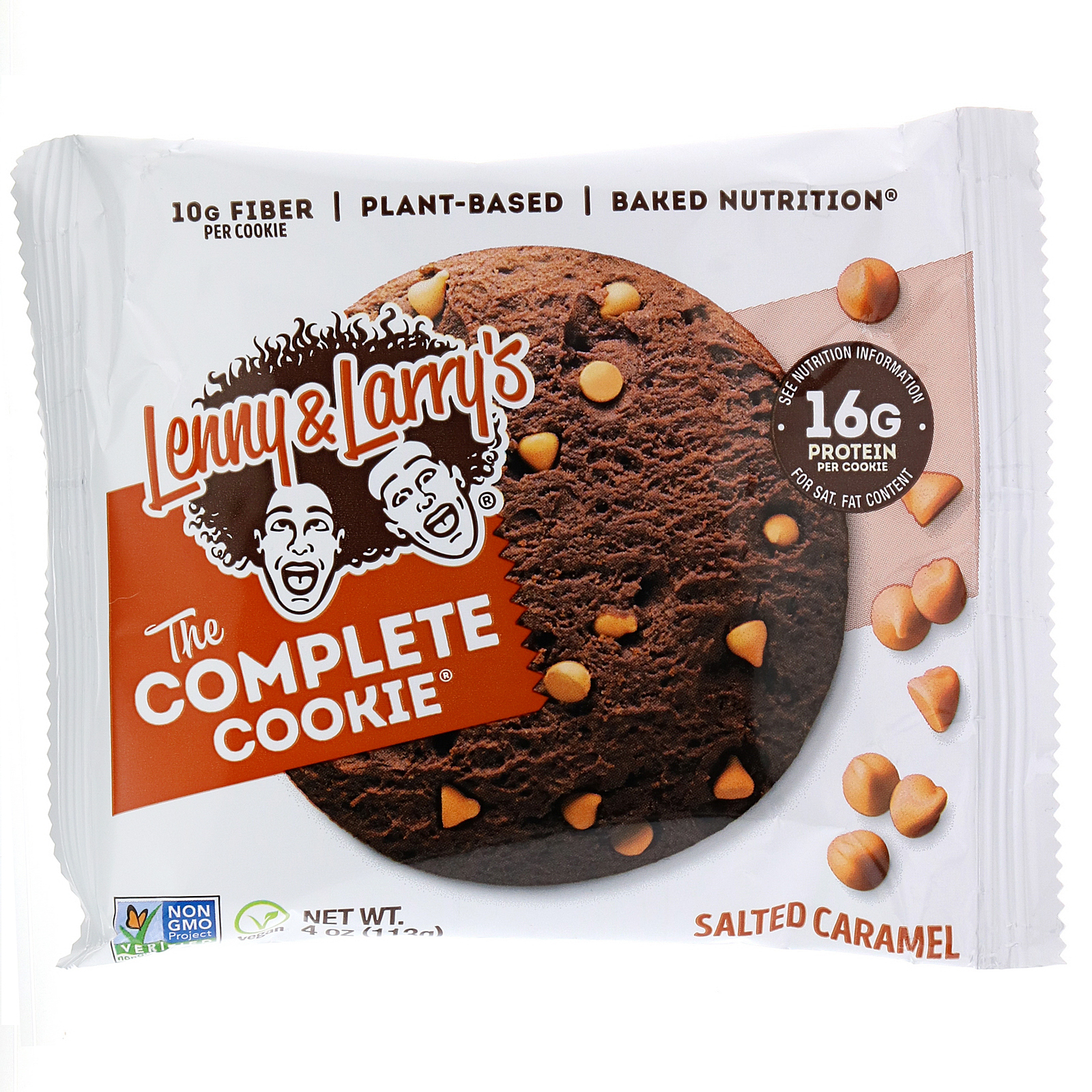 Lenny & Larry's, The COMPLETE Cookie, Salted Caramel, 12 Cookies, 4 oz (113 g) Each - Imagem 4