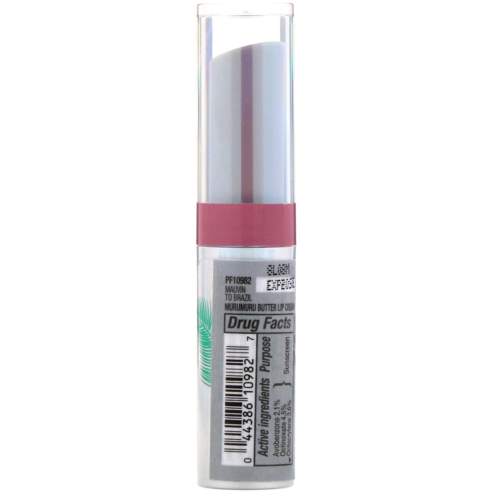 Physicians Formula, Murumuru Butter Lip Cream, SPF 15, Mauvin' to Brazil, 0.12 oz (3.4 g) - Imagem 2