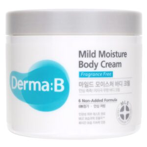 Derma:B, Creme Corporal Hidratação Suave, Sem Perfume, 430 ml (14,54 fl oz)