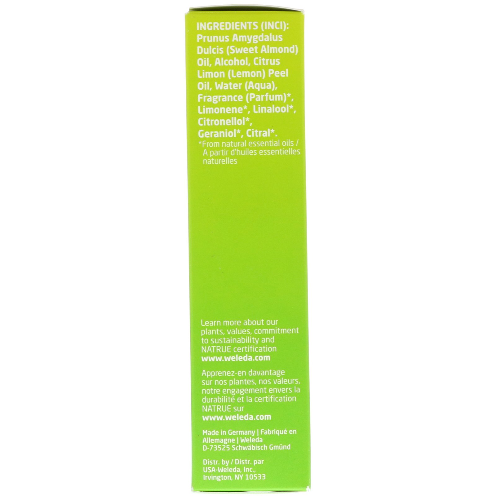 Weleda, Óleo renovador Corpo & Beleza, Extratos Cítricos, 3,4 fl oz (100 ml) - Imagem 2