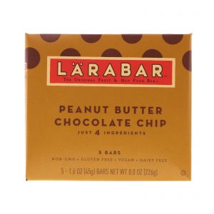 Comprar larabar, the original fruit & nut food bar, peanut butter chocolate chip, 5 bars, 1. 6 oz (45 g) each preço no brasil barras energéticas barras nutricionais suplemento importado loja 57 online promoção - 18 de agosto de 2022