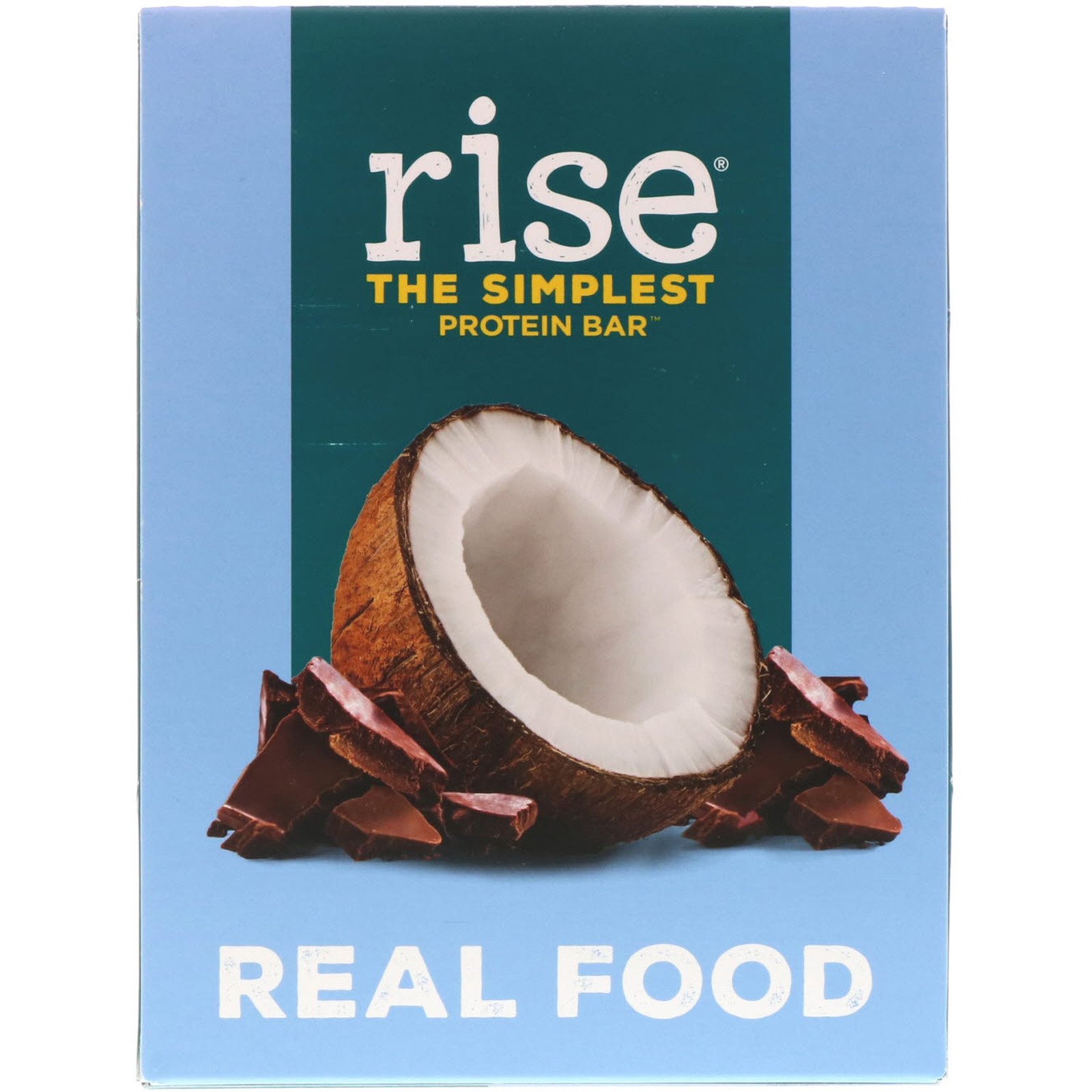 Rise Bar, THE SIMPLEST PROTEIN BAR, Chocolatey Coconut, 12 Bars, 2.1 oz (60 g) Each - Imagem 2