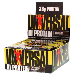 Comprar universal nutrition, hi protein bar, chocolate brownie, 16 bars, 3 oz (85 g) each preço no brasil barras barras de proteína suplementos de musculação suplemento importado loja 253 online promoção -