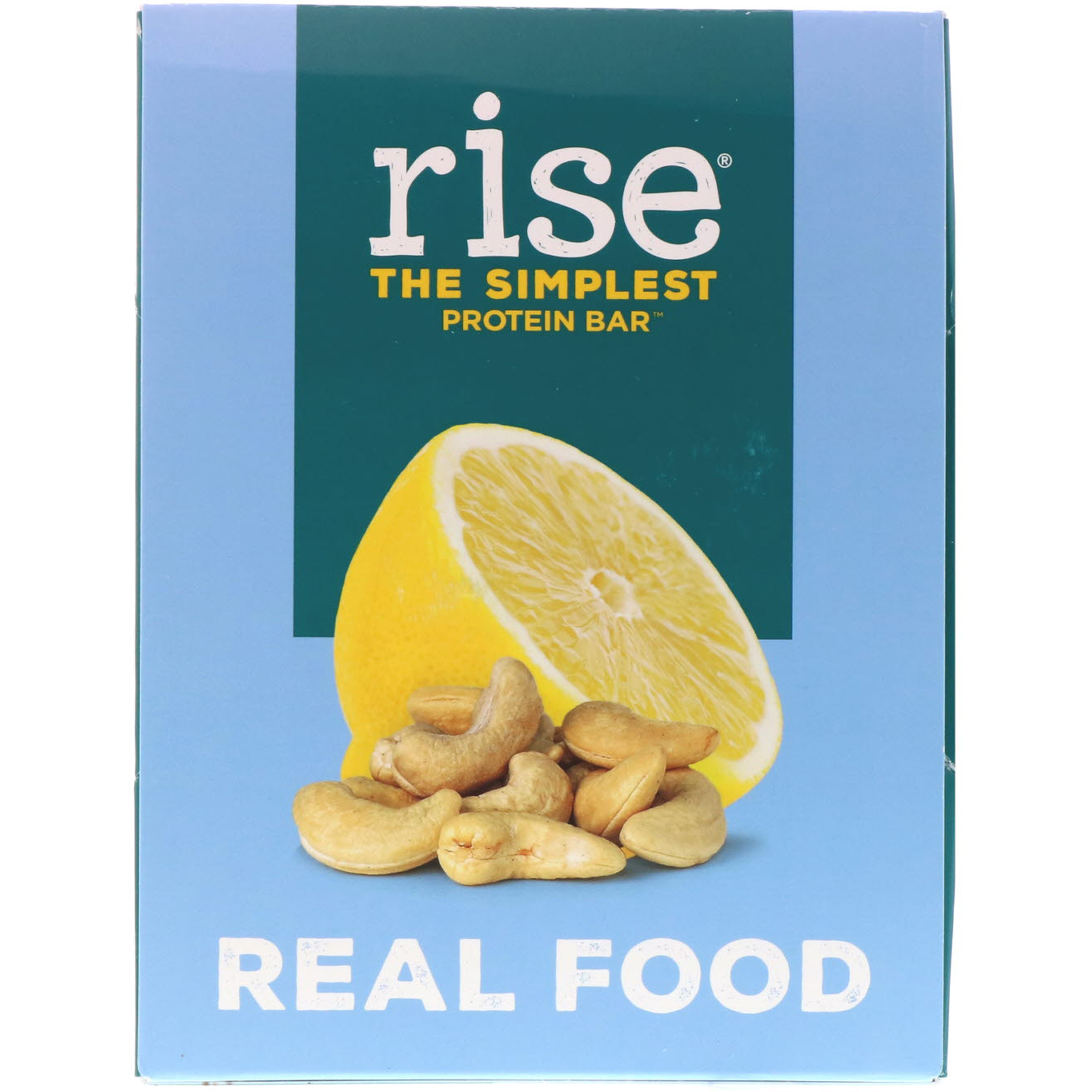 Rise Bar, THE SIMPLEST PROTEIN BAR, Lemon Cashew, 12 Bars, 2.1 oz (60 g) Each - Imagem 2