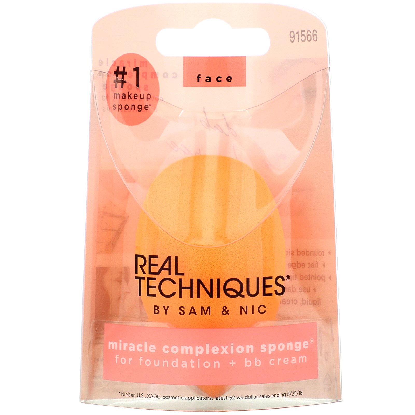 Real Techniques by Samantha Chapman, Miracle Complexion Sponge, 1 Esponja - Imagem 2