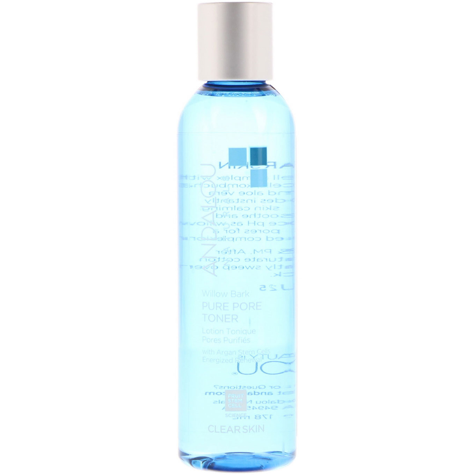 Andalou Naturals, Tônico Purificador de Poros, Casca de Salgueiro, Pele Clara, 178 ml (6 fl oz) - Imagem 3