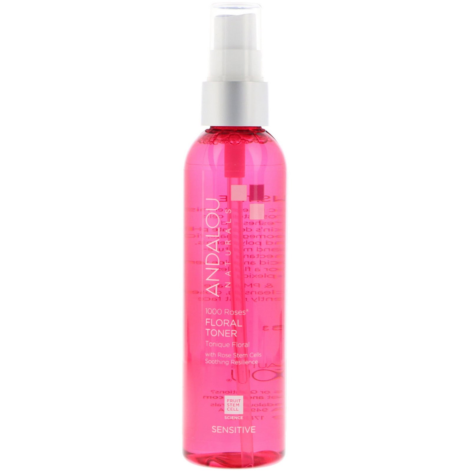 Andalou Naturals, Floral Toner, 1000 Roses, Sensitive, 6 fl oz (178 ml) - Imagem 3