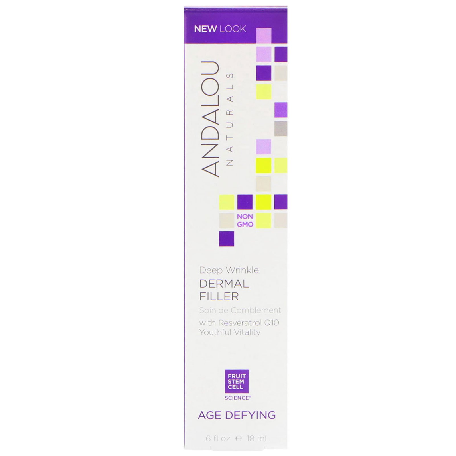 Andalou Naturals, Preenchimento Dérmico Produnfo para Rugas, Anti-idade, .6 fl oz (18 ml)