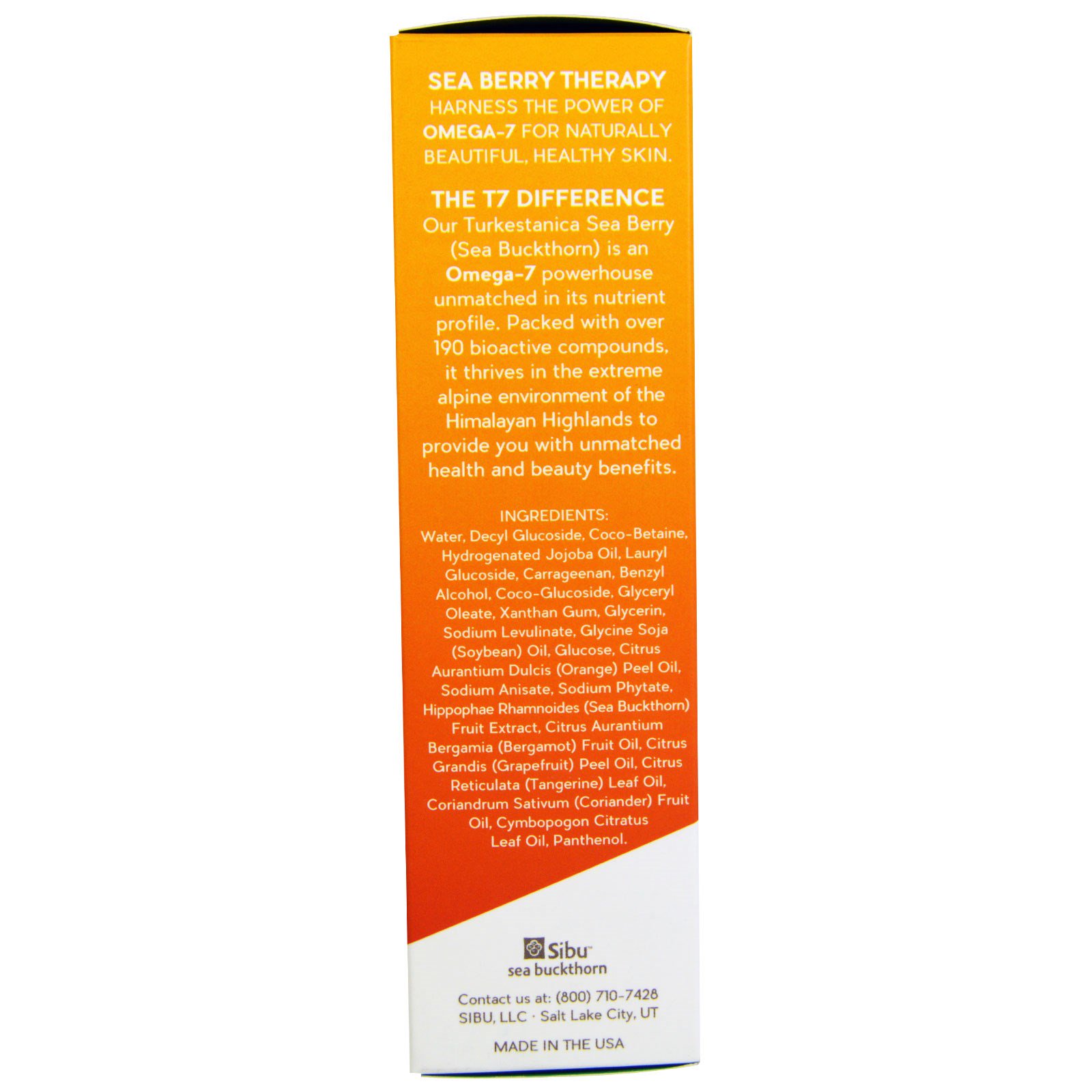 Sibu Beauty, Sea Buckthorn Balancing Facial Cleanser, 4 fl oz (118 ml) - Imagem 2