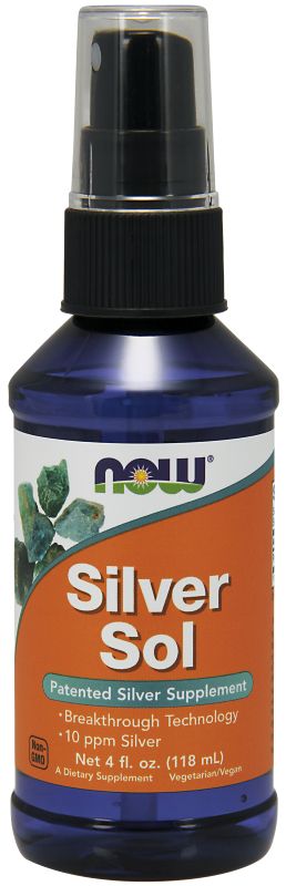 NOW Foods Silver Sol - 4 fl. oz. - Imagem 2