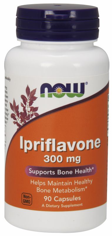 NOW Foods Ipriflavone 300 mg - 90 Capsules - Imagem 2