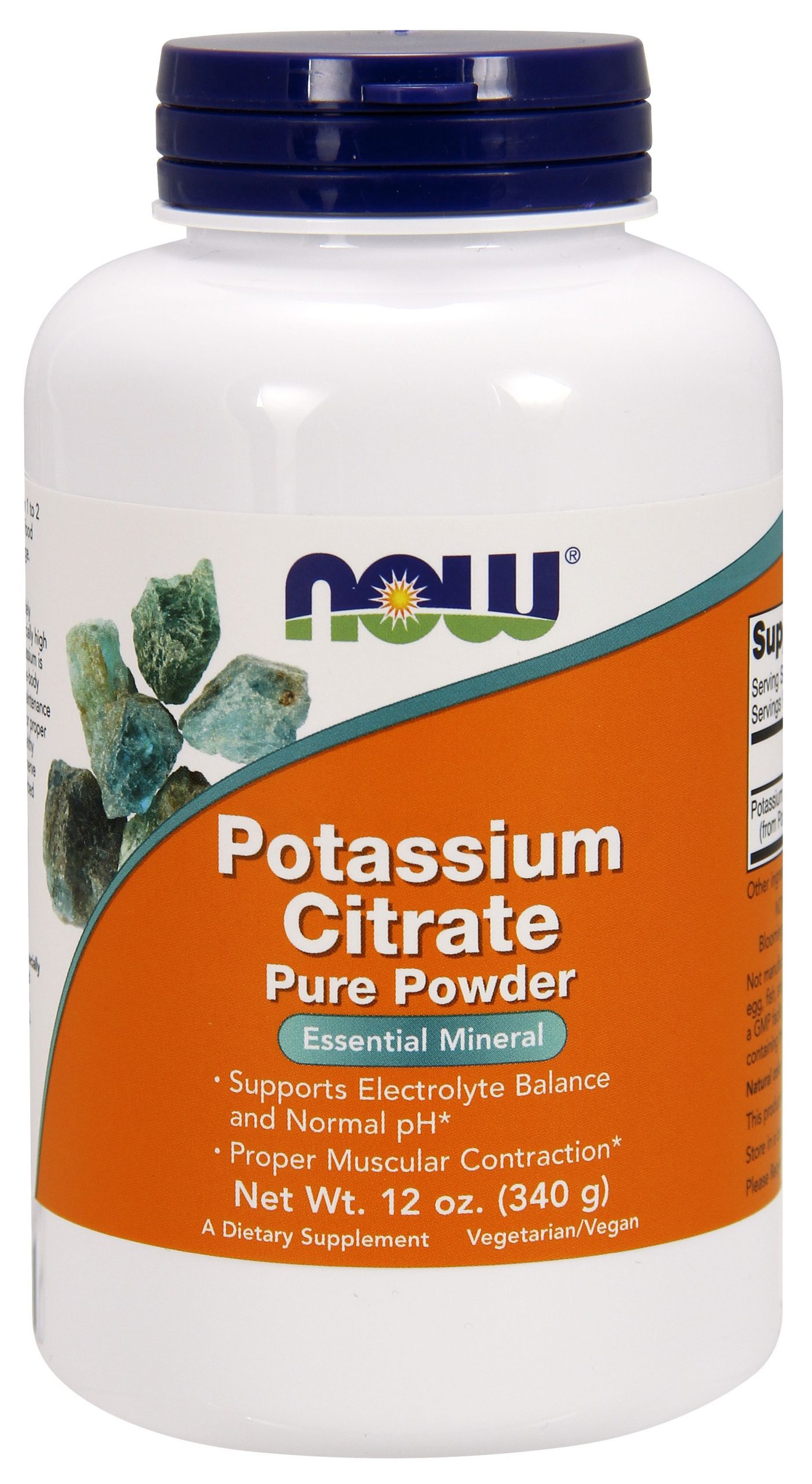 NOW Foods Potassium Citrate Powder - 12 oz.