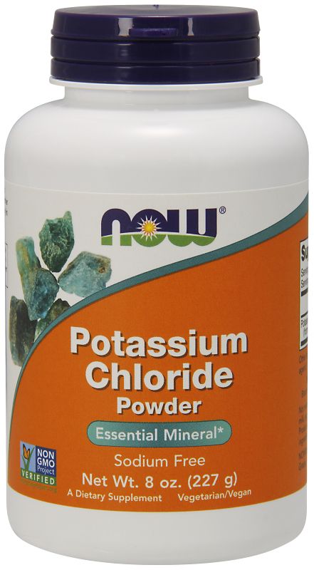 NOW Foods Potassium Chloride Powder - 8 oz - Imagem 2