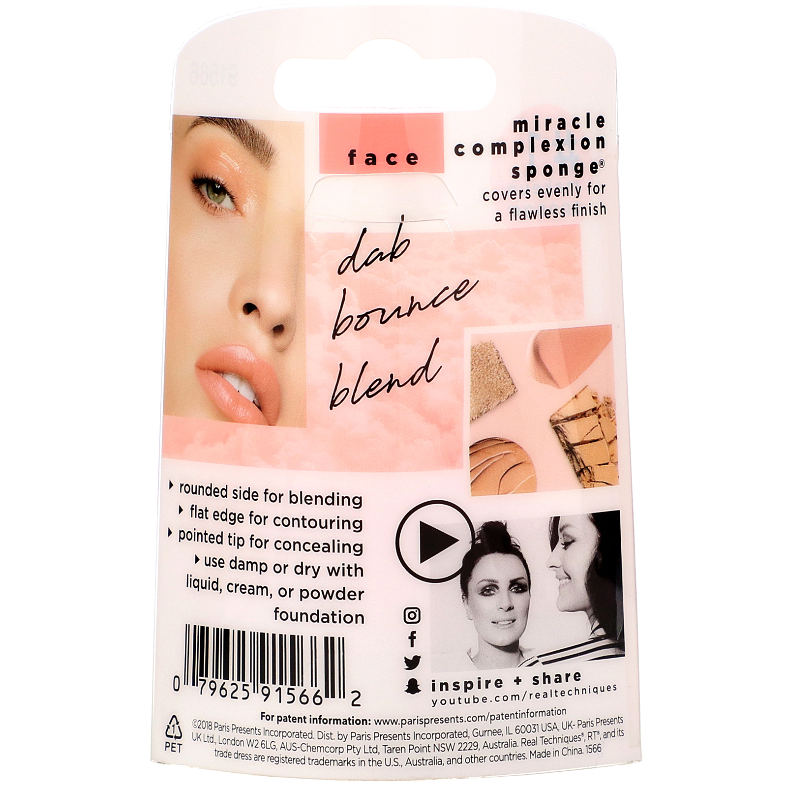 Real Techniques by Samantha Chapman, Miracle Complexion Sponge, 1 Esponja - Imagem 3