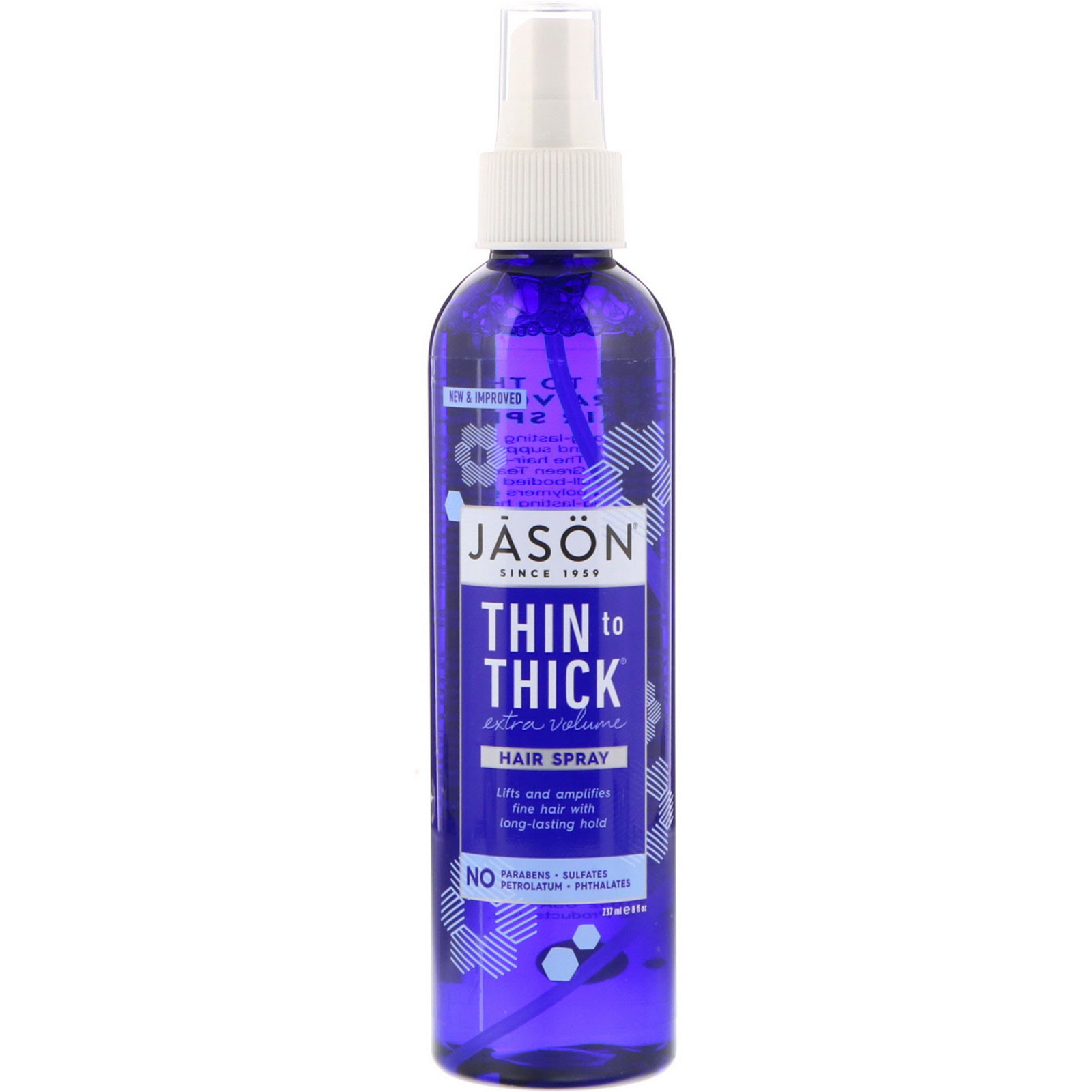 Jason Natural, Thin to Thick, Spray Capilar para Extra Volume, 8 fl oz (237 ml)
