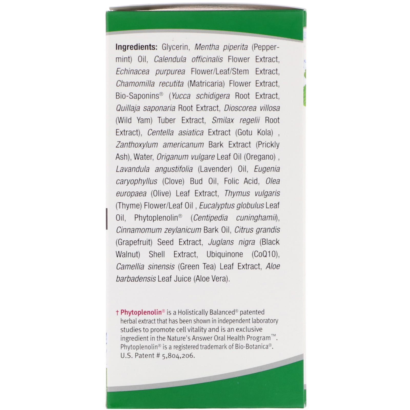 Nature's Answer, PerioBrite Cleanse, Concentrado para Limpeza Oral, Menta Fresca, 120 ml - Imagem 2