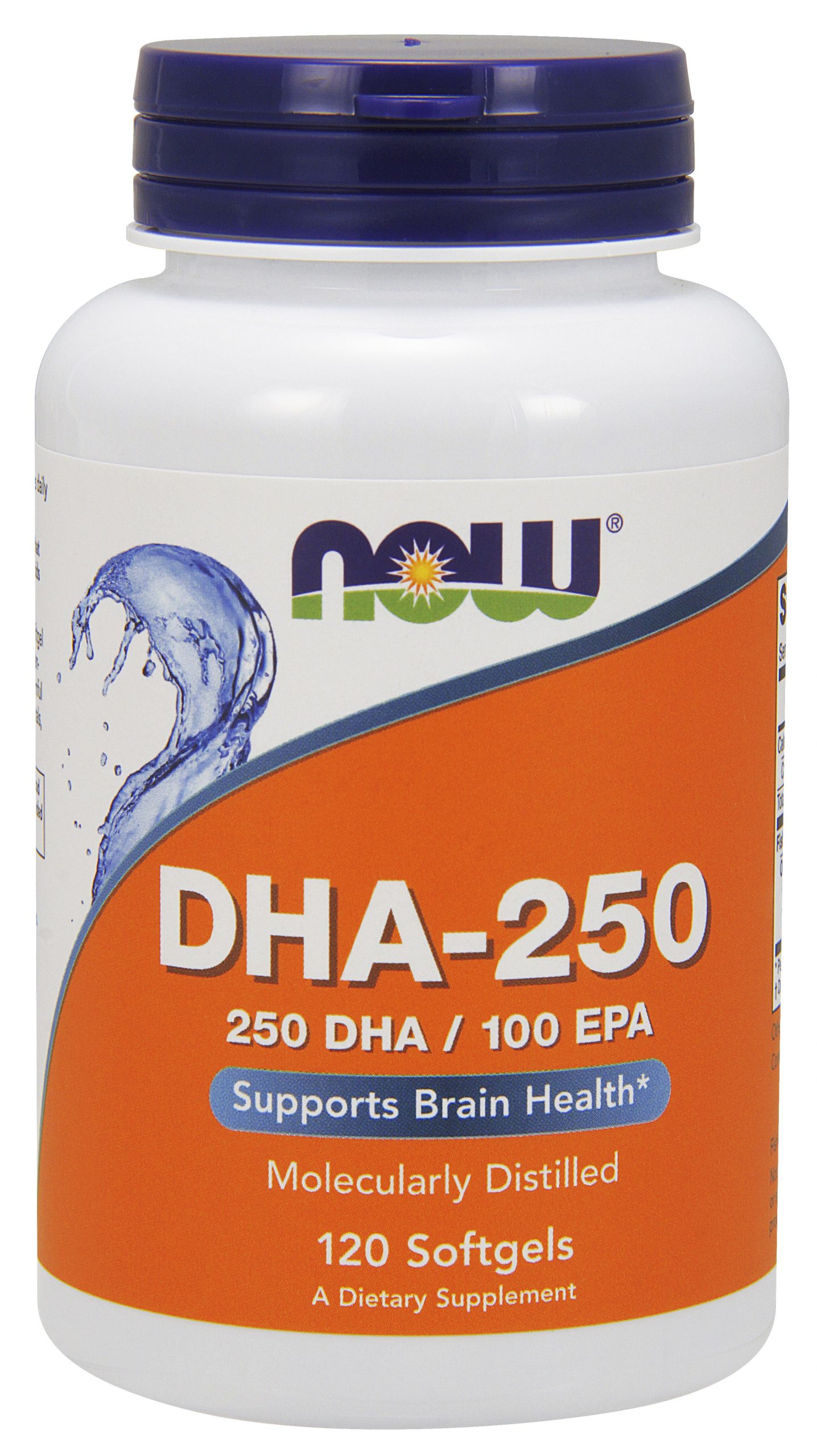 NOW Foods DHA-250 - 120 Softgels