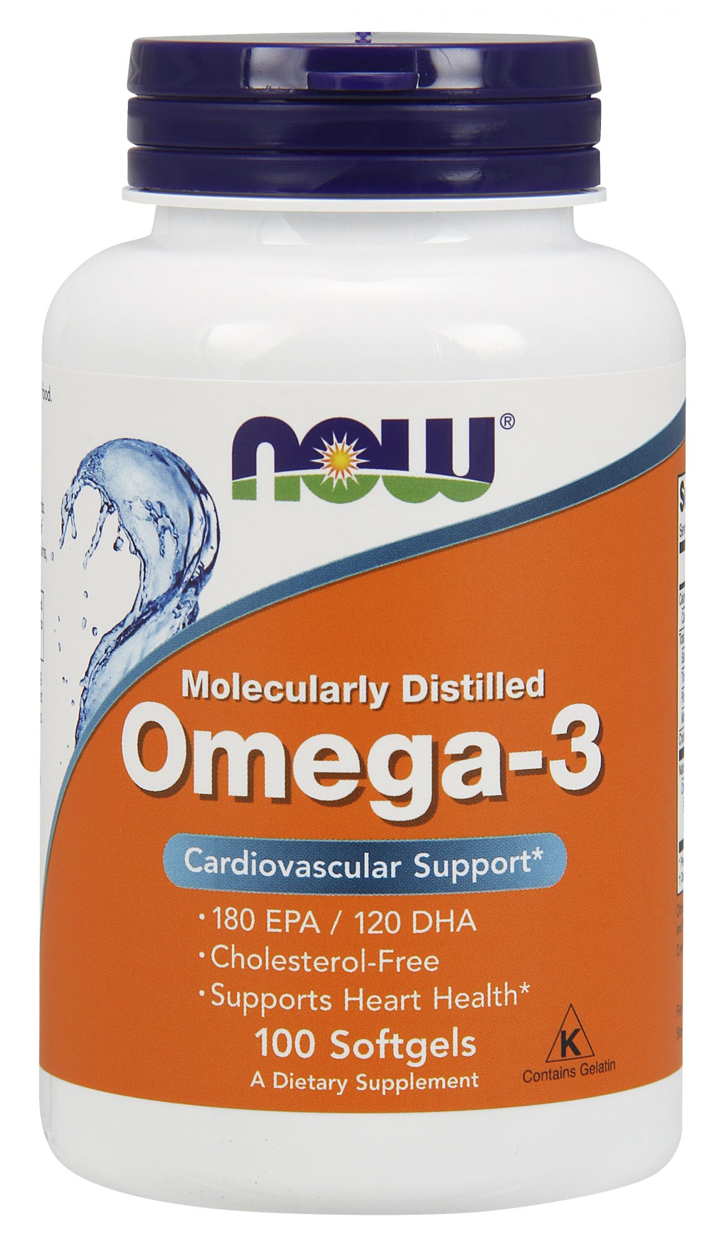NOW Foods Omega-3 - 100 Softgels