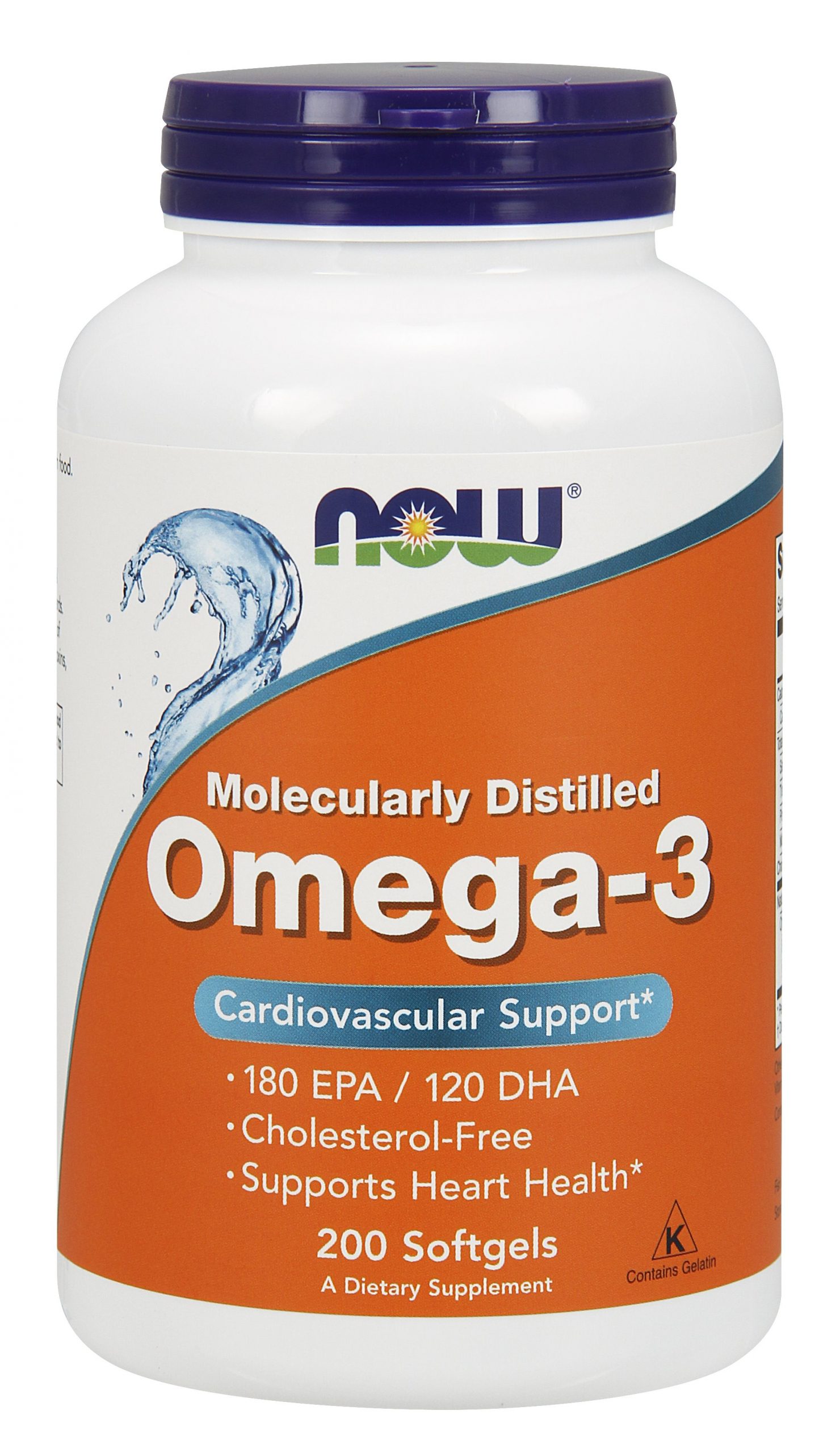 NOW Foods Omega-3 - 200 Softgels