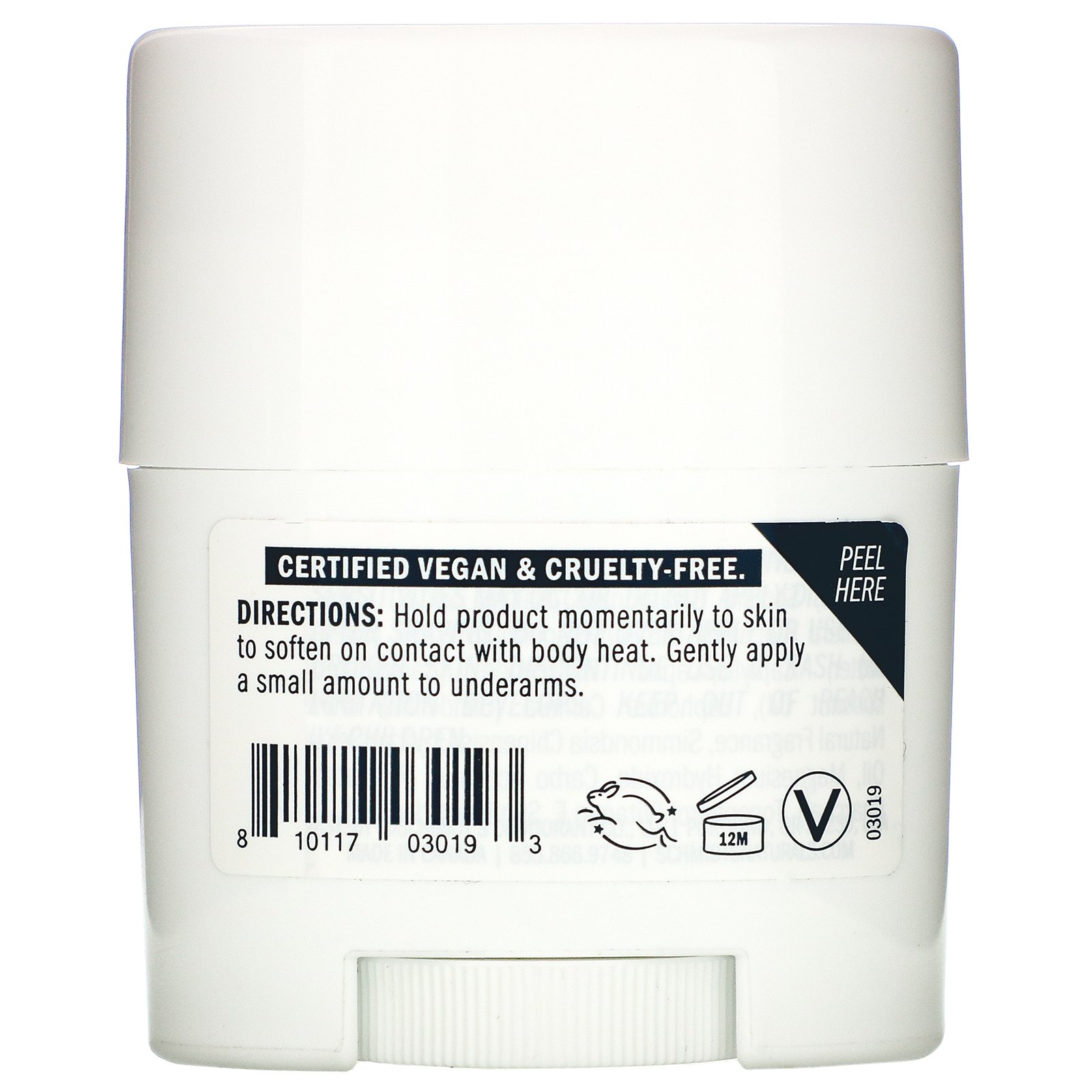 Schmidt's Naturals, Natural Deodorant, Charcoal+Magnesium, .7 oz (19.8 g) - Imagem 2