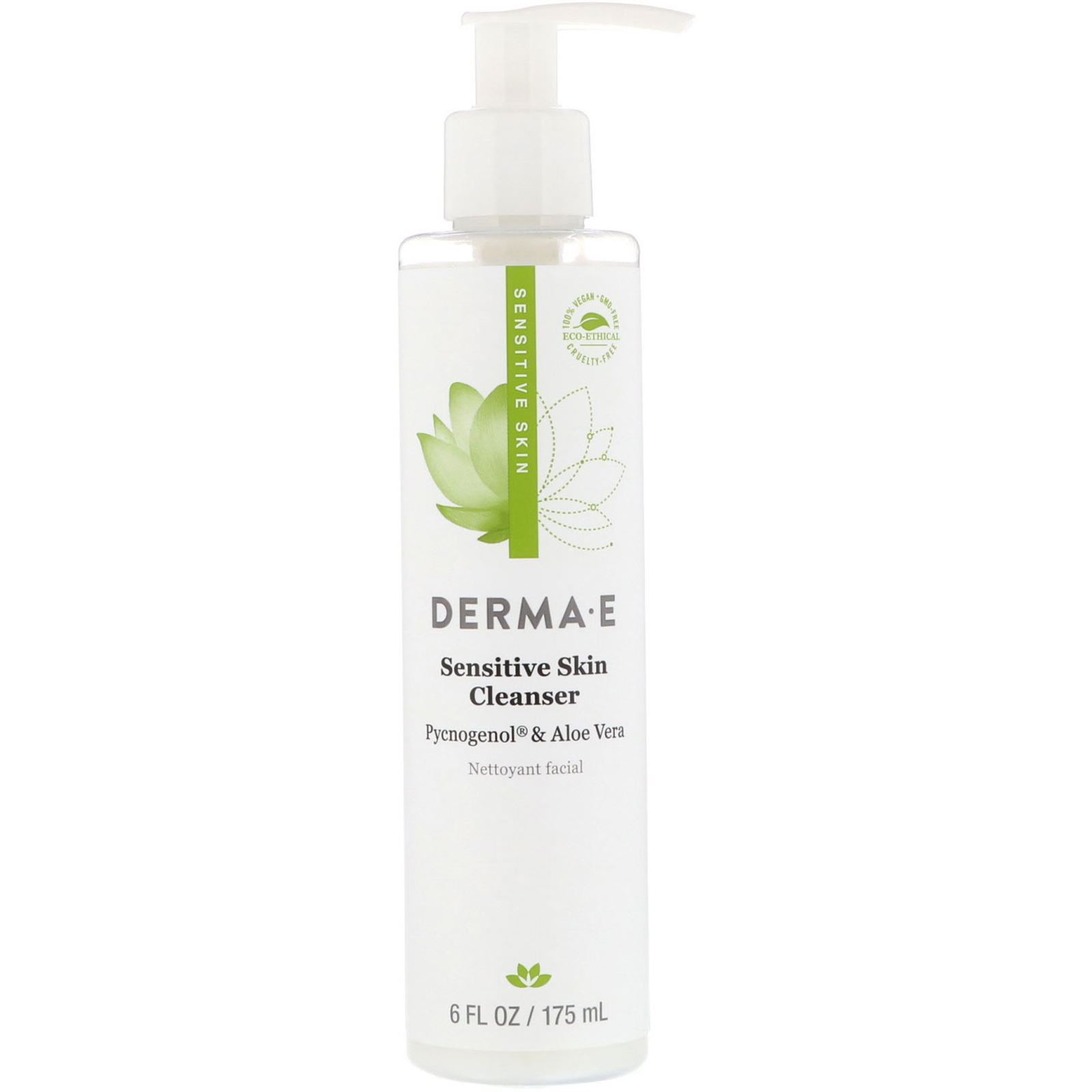 Derma E, Produto de Limpeza para Pele Sensível, 6 fl oz (175 ml)