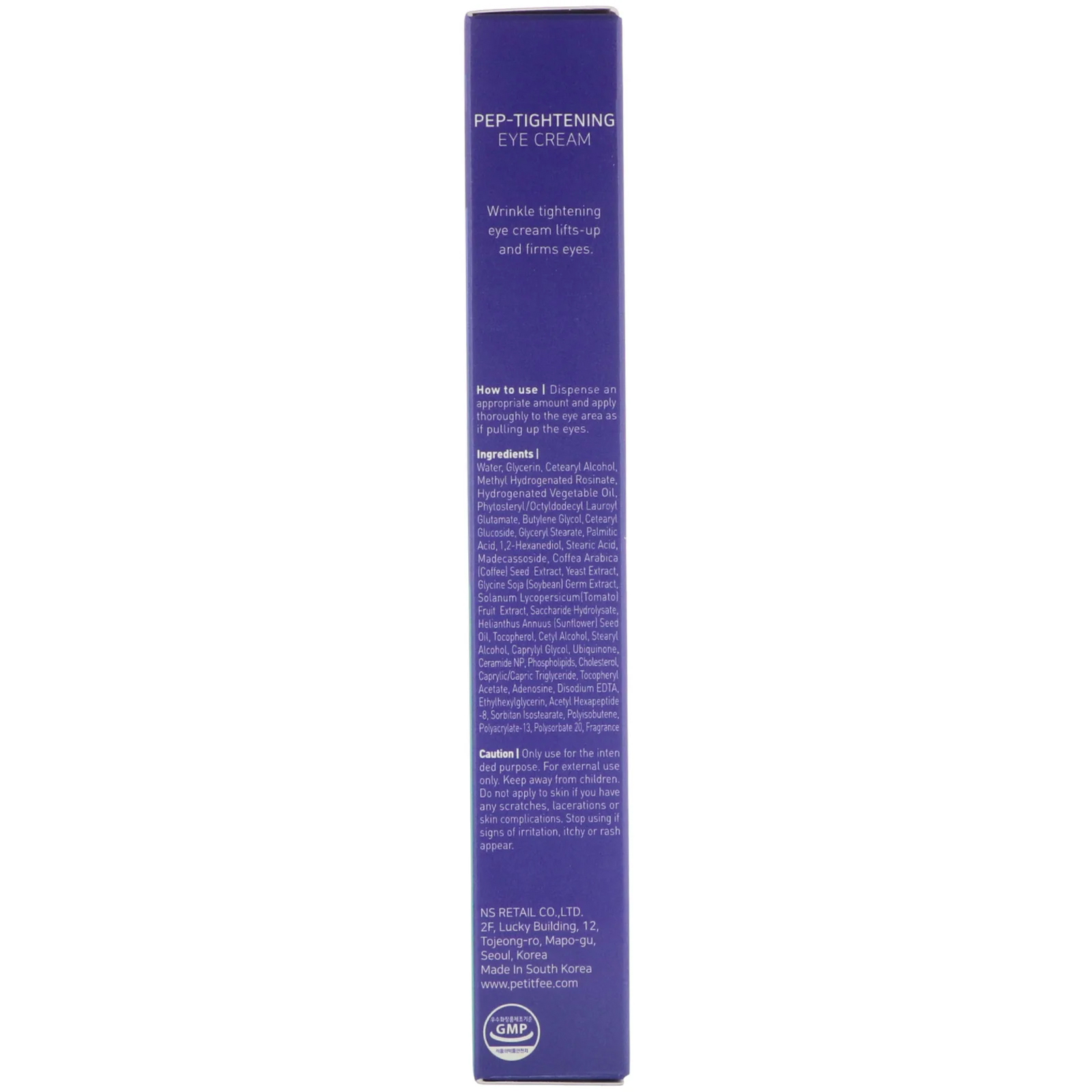 Petitfee, Creme Para os Olhos Pep-Tightening, 1,05 oz (30 g) - Imagem 3