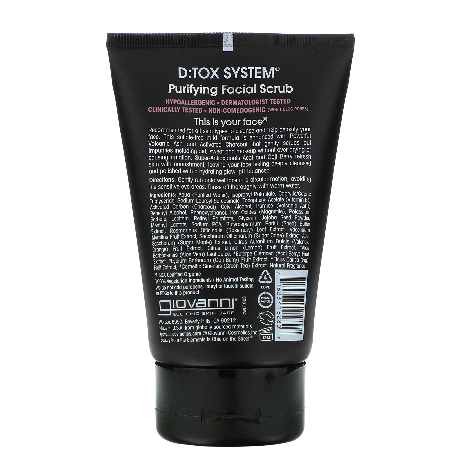 Giovanni, D:Tox System, Esfoliante Facial Purificador, 113 g - Imagem 2