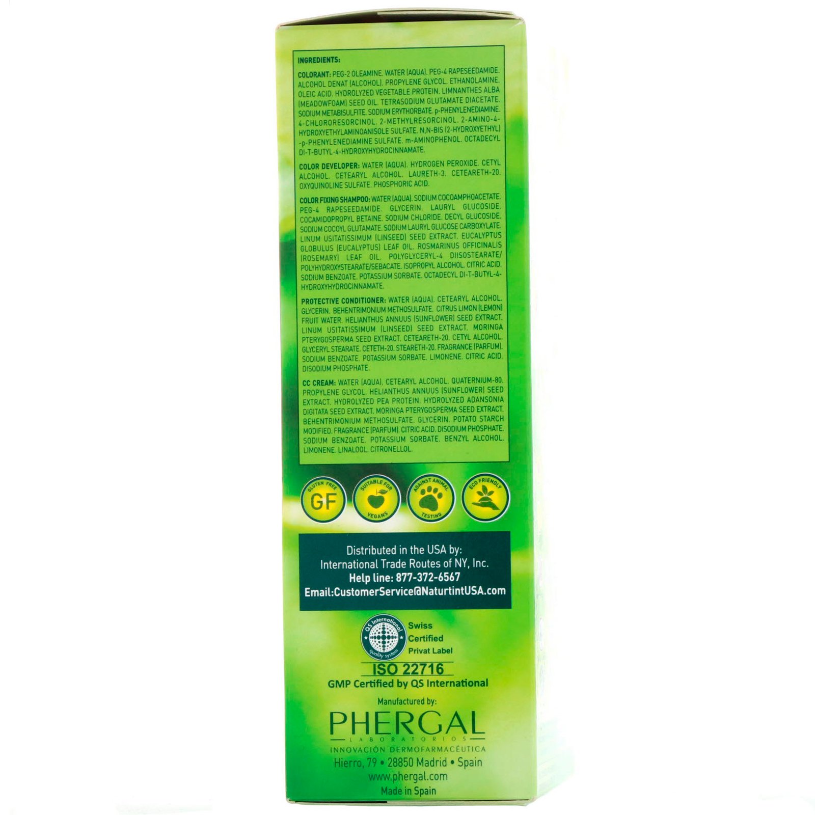 Naturtint, Tintura de Cabelo Permanente, 8A Loiro Acinzentado, 165 ml (5.6 fl oz) - Imagem 2