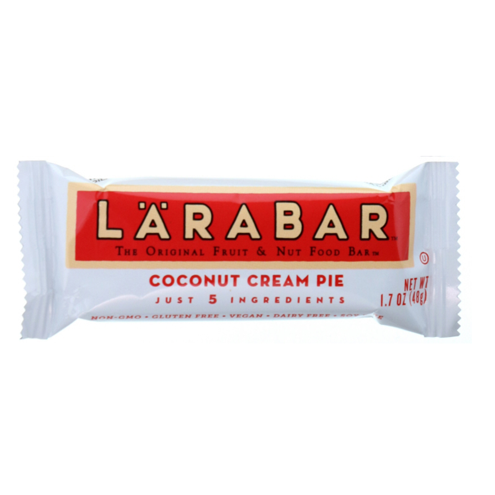 Larabar, The Original Fruit & Nut Food Bar, Coconut Cream Pie, 16 Bars, 1.7 oz (48 g) Each - Imagem 4