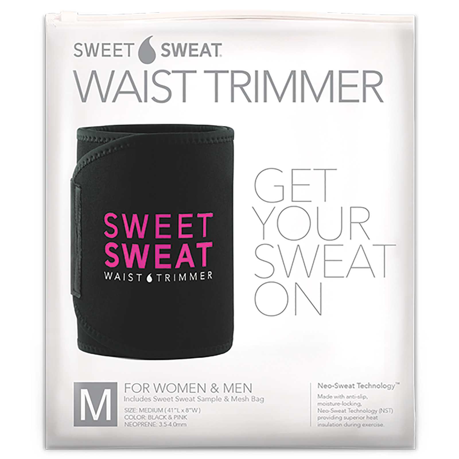 Sports Research, Cinta Modeladora Sweet Sweat, Cor-de-Rosa