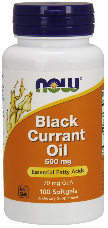 NOW Foods Black Currant Oil 500 mg - 100 Softgels