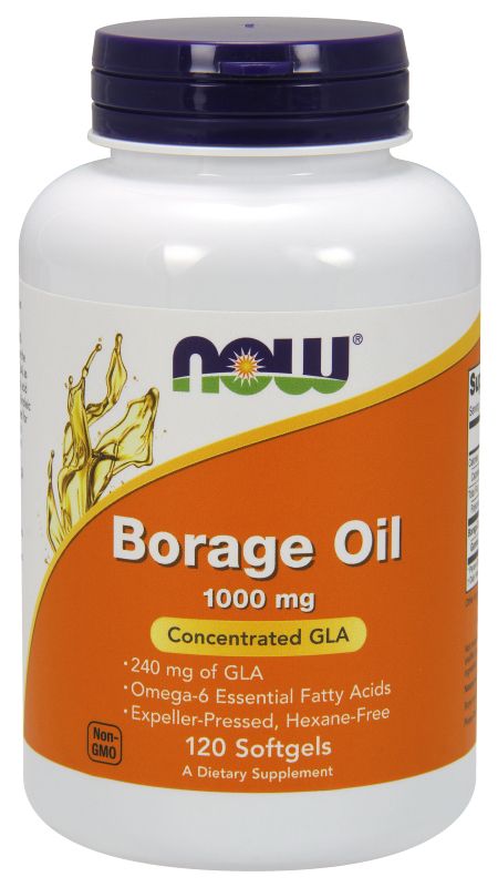 NOW Foods Borage Oil 1000 mg - 120 Softgels