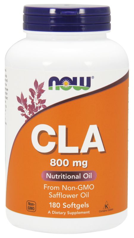 NOW Foods CLA Conjugated Linoleic Acid 800 mg - 180 Softgels - Imagem 2