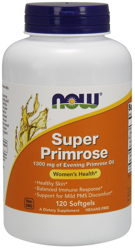 NOW Foods Super Primrose 1300 mg - 120 Softgels