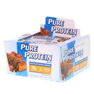 Comprar pure protein, barra de caramelo salgado com chocolate, 6 barras, 50 g (1,76 oz) cada preço no brasil barras barras de proteína suplementos de musculação suplemento importado loja 223 online promoção -
