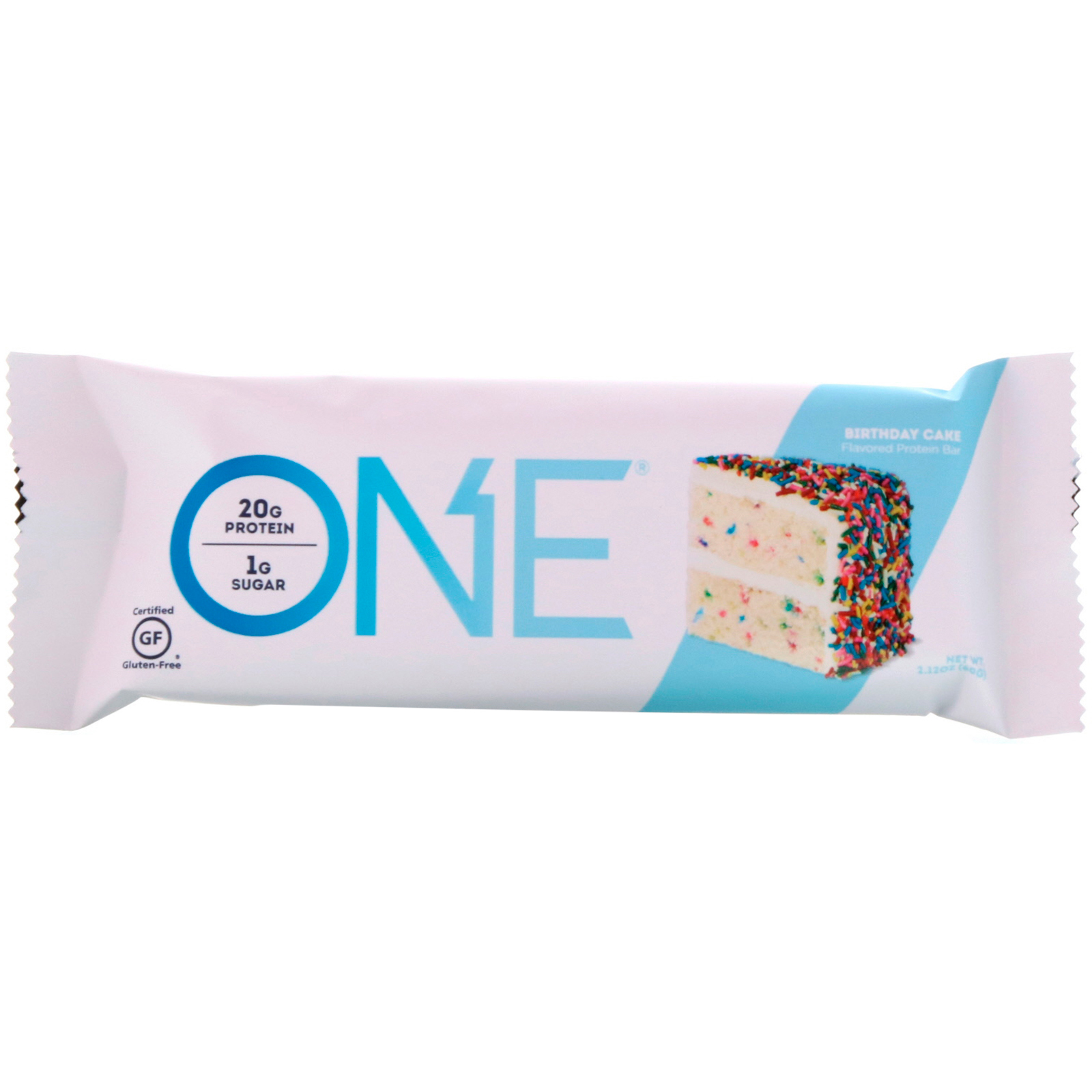 One Brands, ONE Bar, Birthday Cake, 12 Bars, 2.12 oz (60 g) Each - Imagem 4