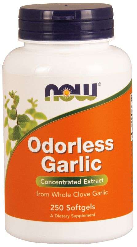 NOW Foods Odorless Garlic - 250 Softgels - Imagem 2