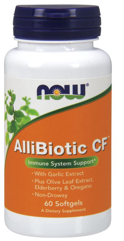 NOW Foods AlliBiotic Non-Drowsy CF™ - 60 Softgels - Imagem 2