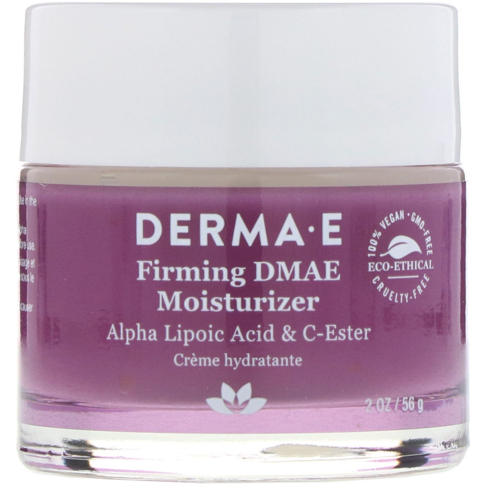 Derma E, Hidratante DMAE Firmador, com Ácido Alfalipoico e Éster C, 56 g (2 oz) - Imagem 3