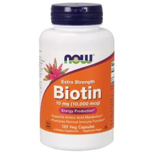 Comprar now foods biotin 10 mg (10,000 mcg) - 120 veg capsules preço no brasil suplementos mais baratos para a saúde suplemento importado loja 55 online promoção -