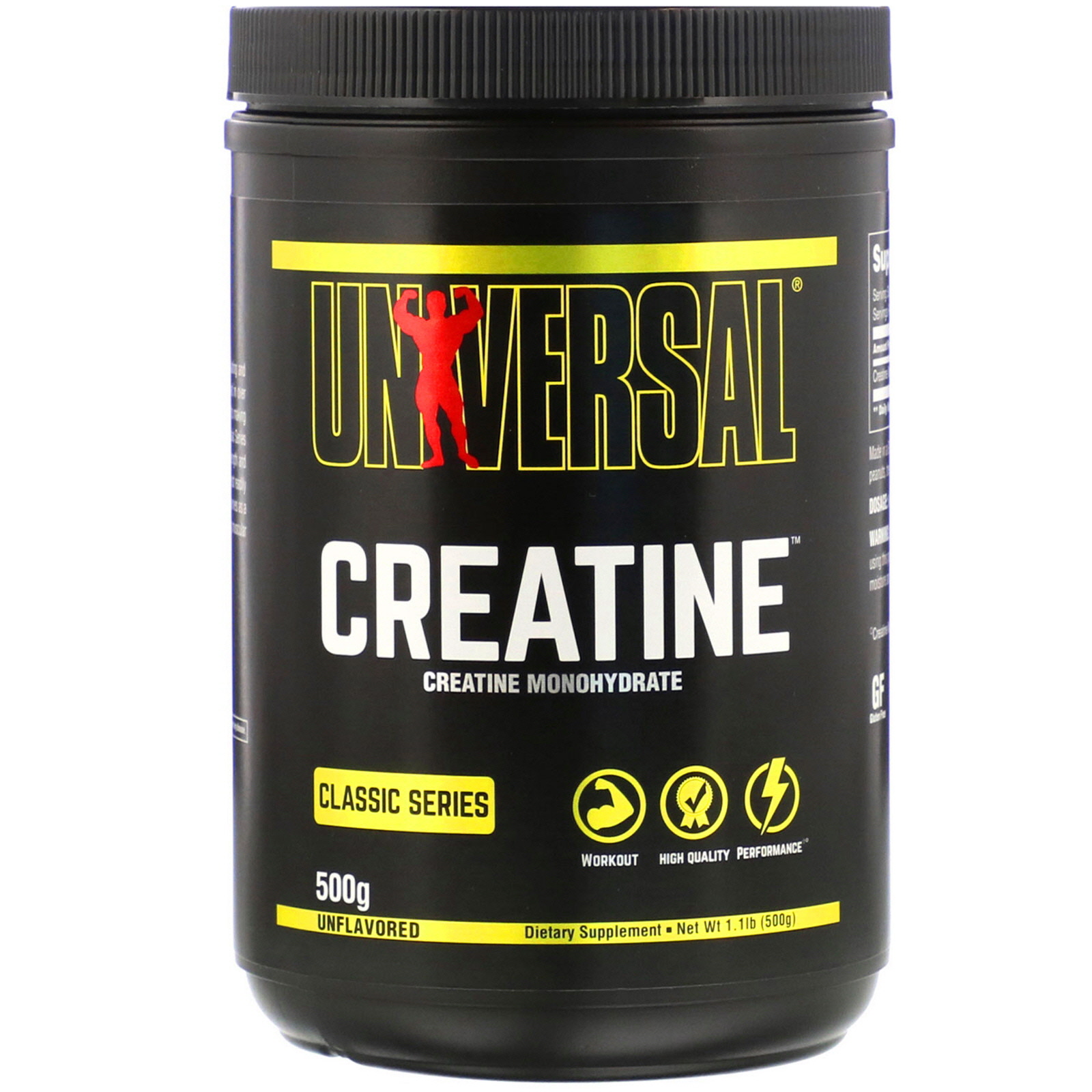 Universal Nutrition, Creatine, Sem Sabor, 500 g (1,1 lb)