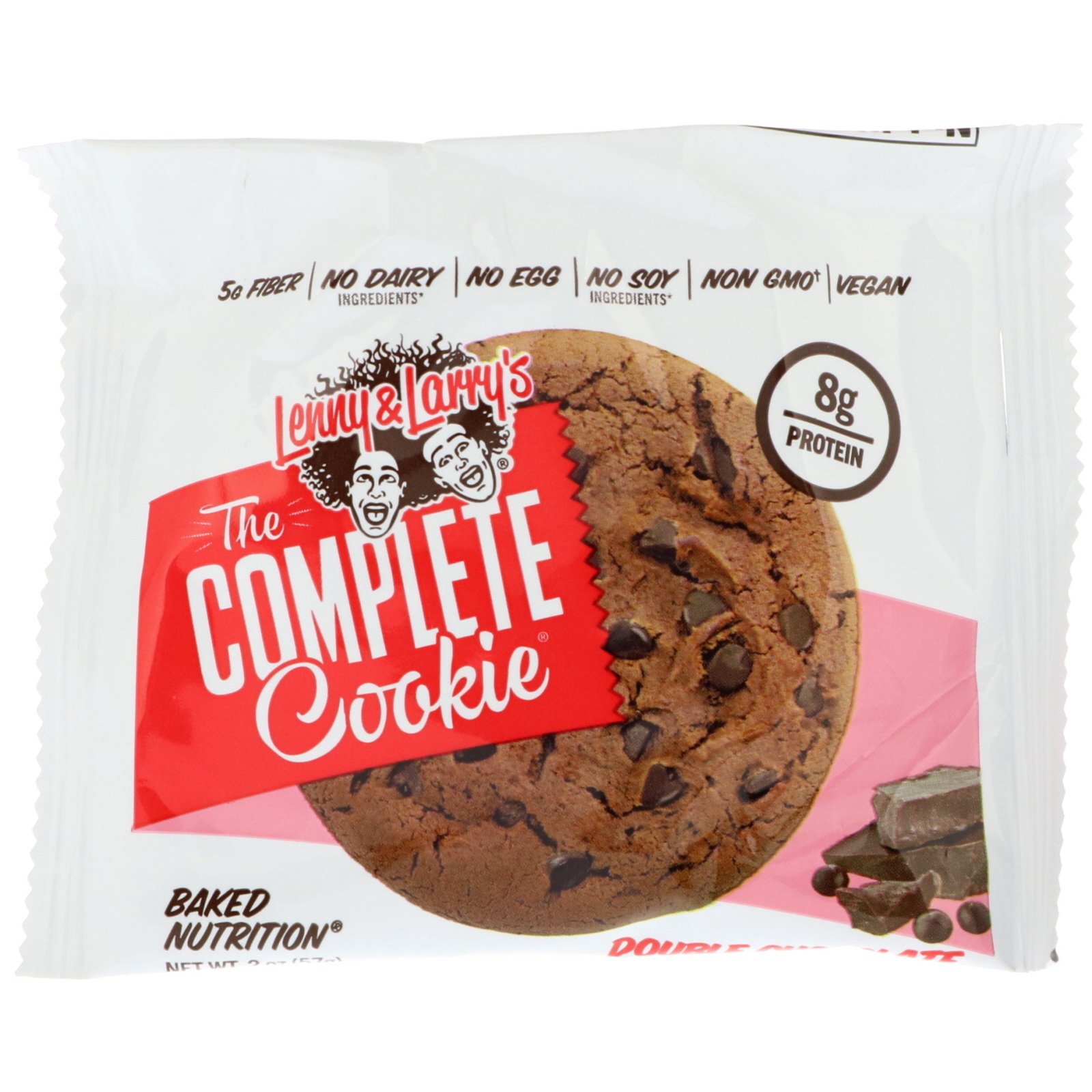 Lenny & Larry's, The COMPLETE Cookie, Double Chocolate, 12 Cookies, 2 oz (57 g) Each - Imagem 4
