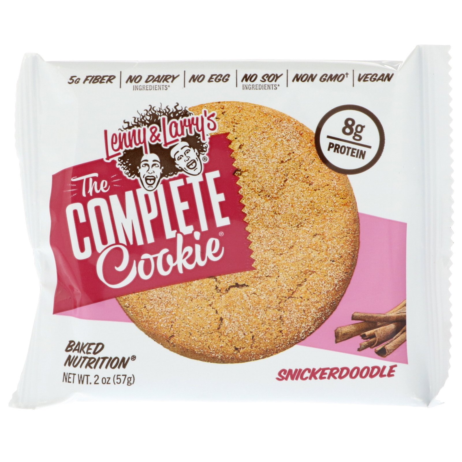 Lenny & Larry's, The COMPLETE Cookie, Snickerdoodle, 12 Cookies, 2 oz (57 g) Each - Imagem 4